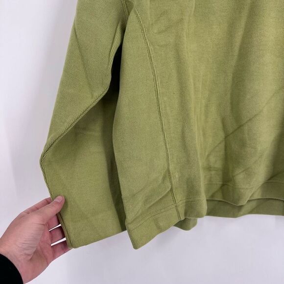 Tommy Bahama Unisex Quarter Zip Mock Neck Long Sleeve Sweater Green‎ Size Large - Picture 5 of 8